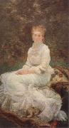 Marie Bracquemond The Lady in White oil painting artist